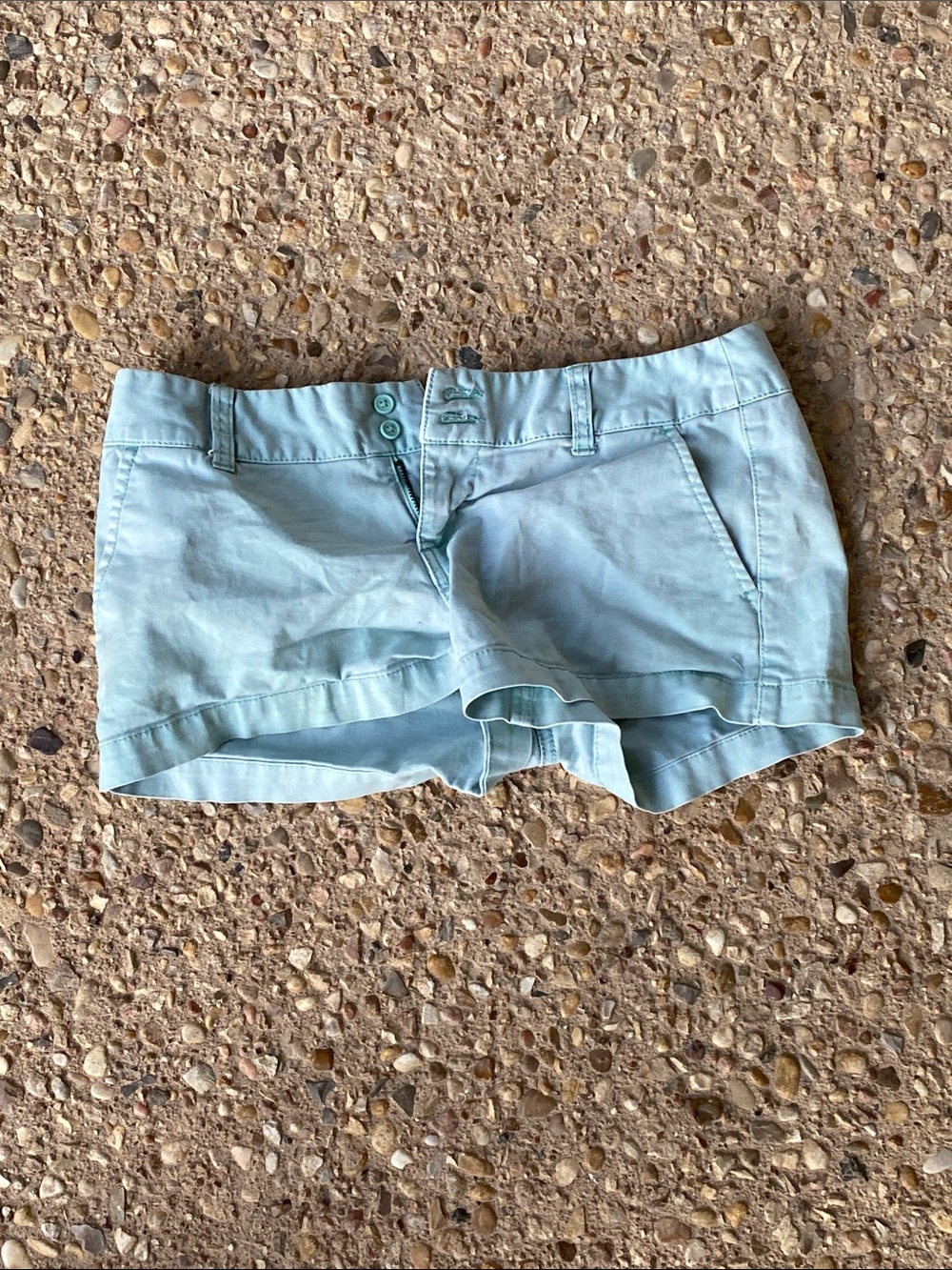 Y2K Mossimo Supply Co. Light Blue Women's Low-Rise Jean Shorts